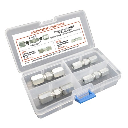 S.U.R. & R. Auto Parts HIGH PRESSURE COMPRESSION UNION ASST SRRHP200